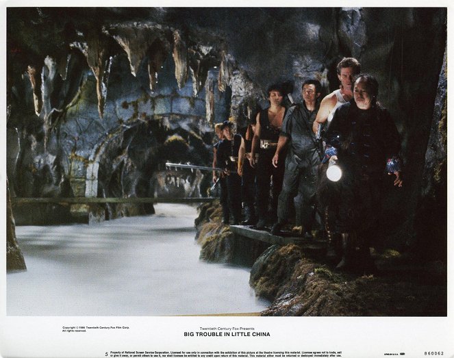 Wielka draka w chińskiej dzielnicy - Lobby karty - James Lew, Dennis Dun, Kurt Russell, Victor Wong