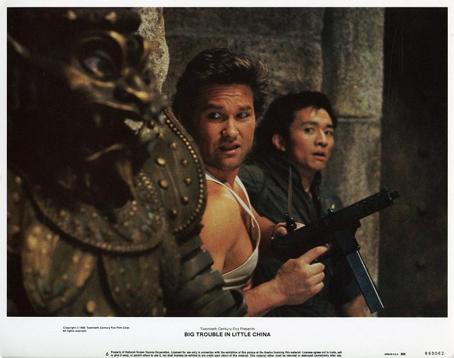 Big Trouble in Little China - Lobby Cards - Kurt Russell, Dennis Dun