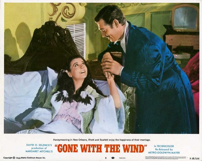 Lo que el viento se llevó - Fotocromos - Vivien Leigh, Clark Gable