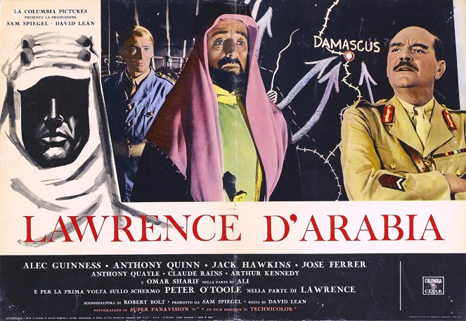 Arabian Lawrence - Mainoskuvat - Peter O'Toole, Alec Guinness, Jack Hawkins