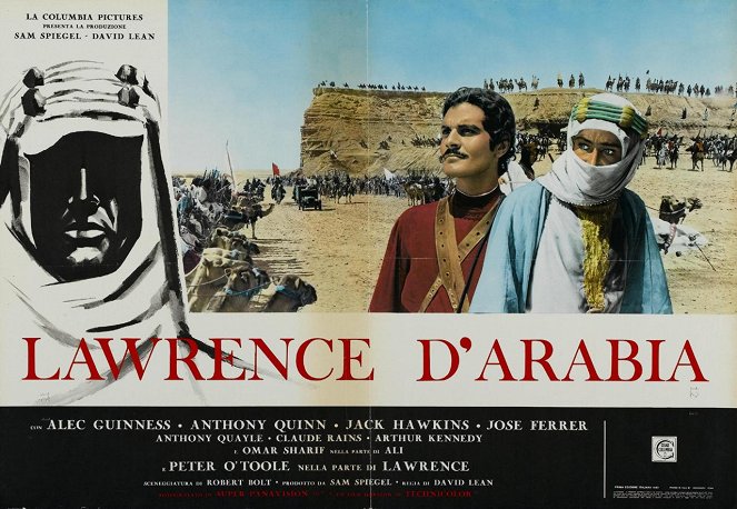 Lawrence von Arabien - Lobbykarten - Omar Sharif, Peter O'Toole