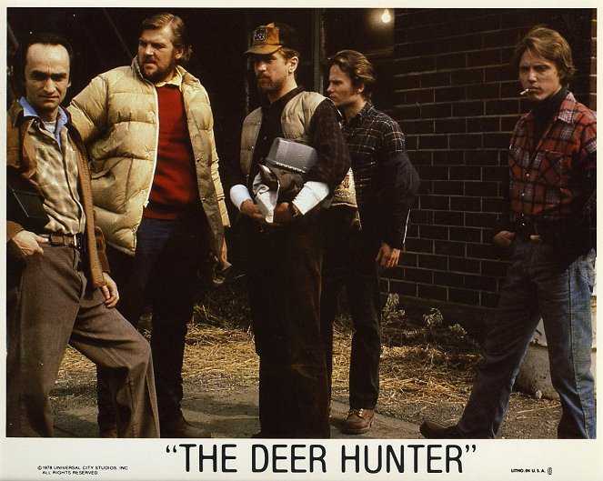 Łowca jeleni - Lobby karty - John Cazale, Chuck Aspegren, Robert De Niro, John Savage, Christopher Walken