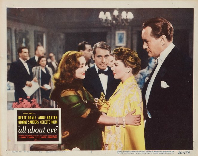 All About Eve - Lobby Cards - Bette Davis, Gary Merrill, Anne Baxter, George Sanders