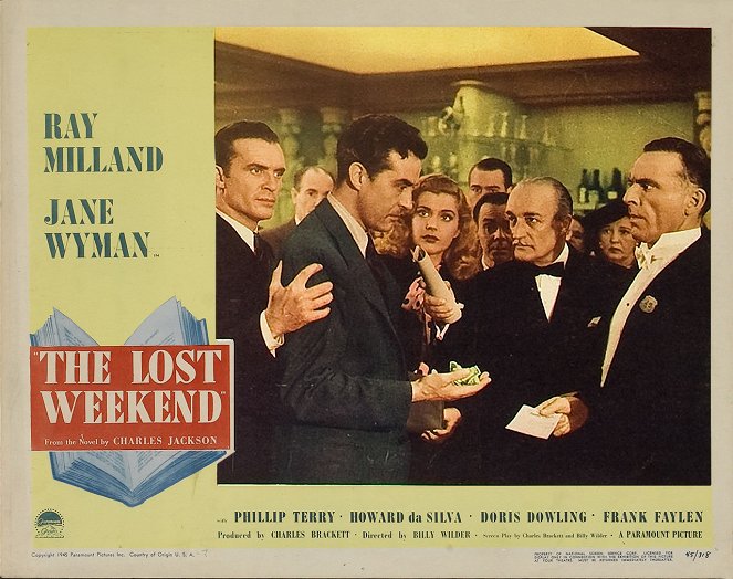 The Lost Weekend - Lobby karty - Ray Milland