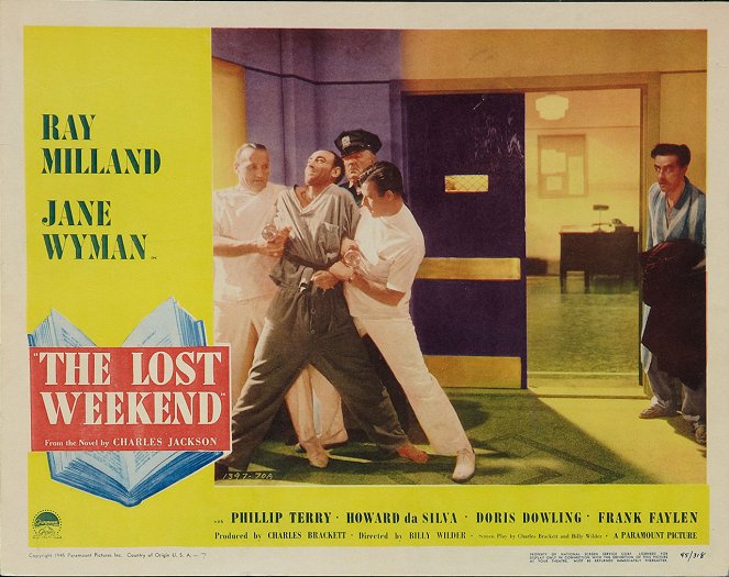 The Lost Weekend - Lobby karty - Ray Milland