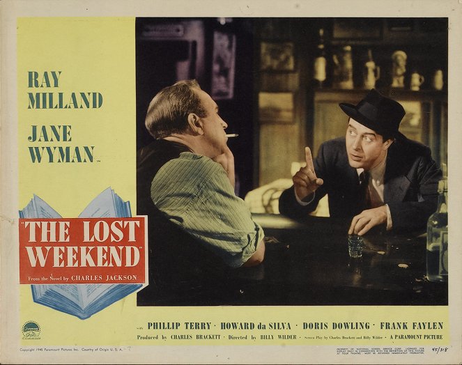 The Lost Weekend - Lobby Cards - Ray Milland