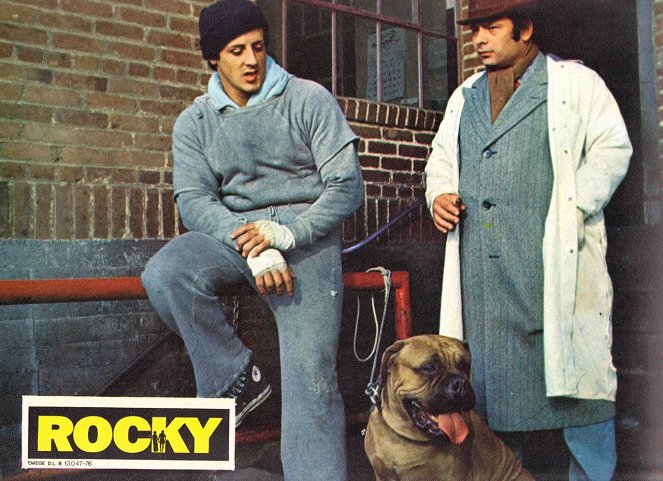 Rocky - Cartões lobby - Sylvester Stallone, Burt Young