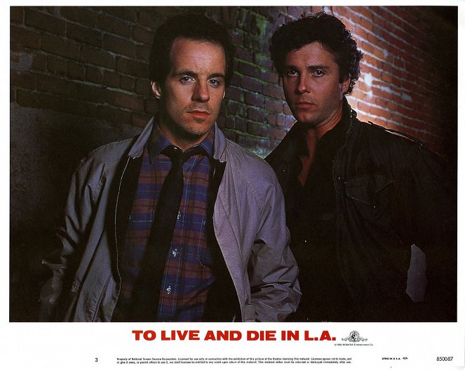 To Live and Die in L.A. - Lobbykaarten - John Pankow, William Petersen