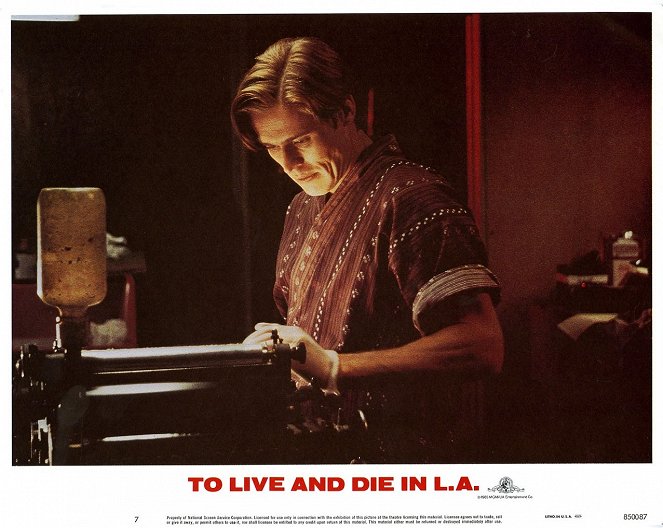 Vivir y morir en Los Ángeles - Fotocromos - Willem Dafoe