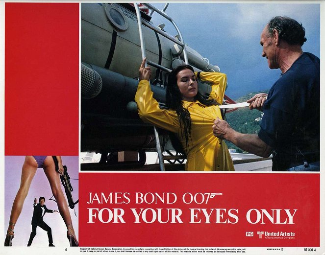 James Bond 007 - In tödlicher Mission - Lobbykarten - Carole Bouquet