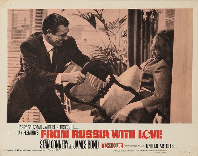James Bond - Liebesgrüße aus Moskau - Lobbykarten - Sean Connery, Lotte Lenya