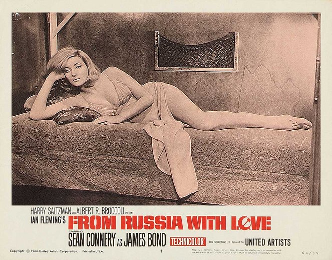 James Bond - Liebesgrüße aus Moskau - Lobbykarten - Daniela Bianchi