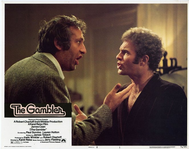 The Gambler - Lobby karty - Carmine Caridi, James Caan