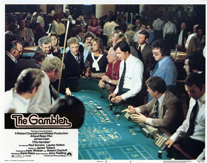 The Gambler - Cartões lobby - James Caan, Lauren Hutton