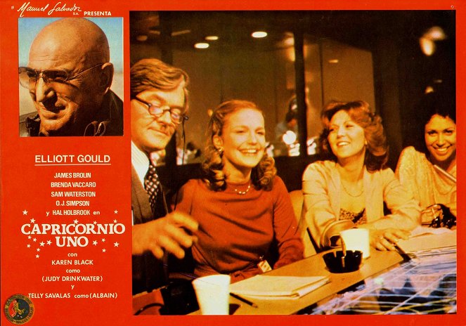 Capricórnio Um - Cartões lobby - Telly Savalas, Hal Holbrook, Brenda Vaccaro