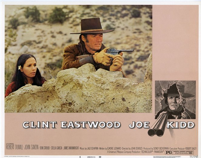 Joe Kidd - Cartes de lobby - Stella Garcia, Clint Eastwood