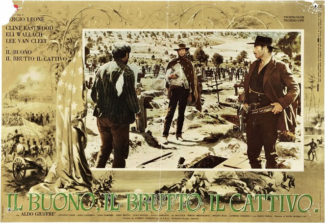 The Good, the Bad and the Ugly - Lobby Cards - Clint Eastwood, Lee Van Cleef