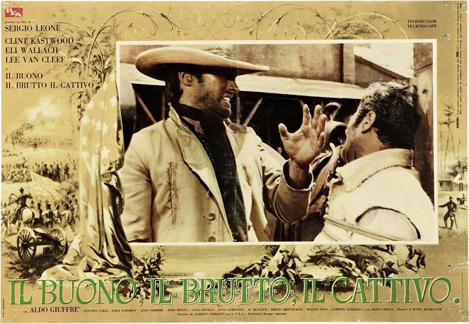 The Good, the Bad and the Ugly - Lobby Cards - Clint Eastwood, Eli Wallach
