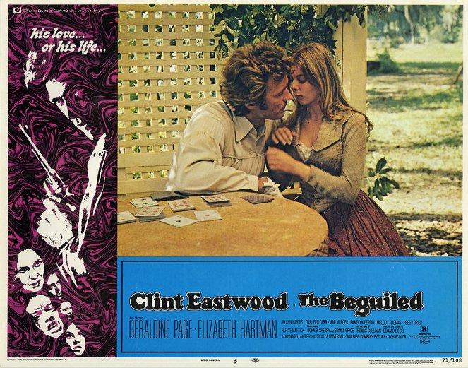 The Beguiled - Lobby Cards - Clint Eastwood, Melody Thomas Scott