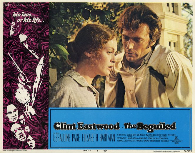 The Beguiled - Lobby Cards - Elizabeth Hartman, Clint Eastwood