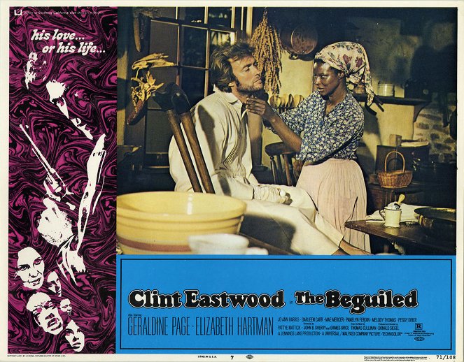 Les Proies - Cartes de lobby - Clint Eastwood, Mae Mercer