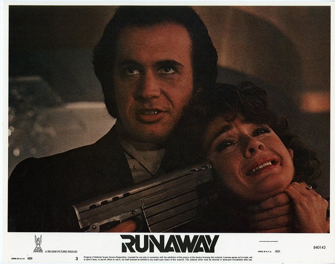 Runaway - L'évadé du futur - Cartes de lobby - Gene Simmons, Anne-Marie Martin