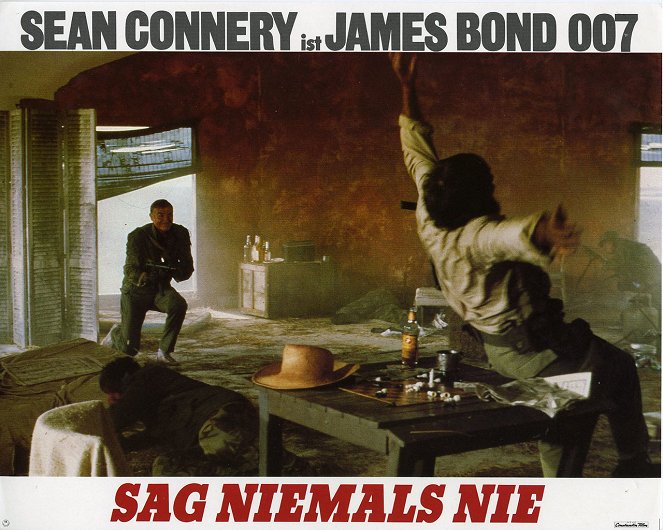 Jamais plus jamais - Cartes de lobby - Sean Connery