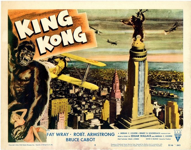 King Kong und die weiße Frau - Lobbykarten