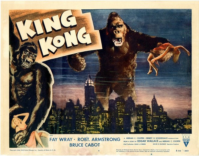 King Kong und die weiße Frau - Lobbykarten