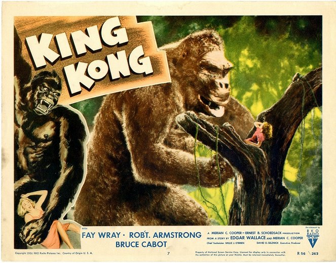 King Kong und die weiße Frau - Lobbykarten