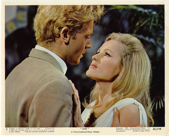 La Déesse de feu - Cartes de lobby - John Richardson, Ursula Andress