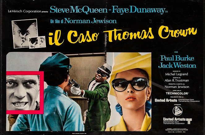 Thomas Crown ist nicht zu fassen - Lobbykarten - Faye Dunaway