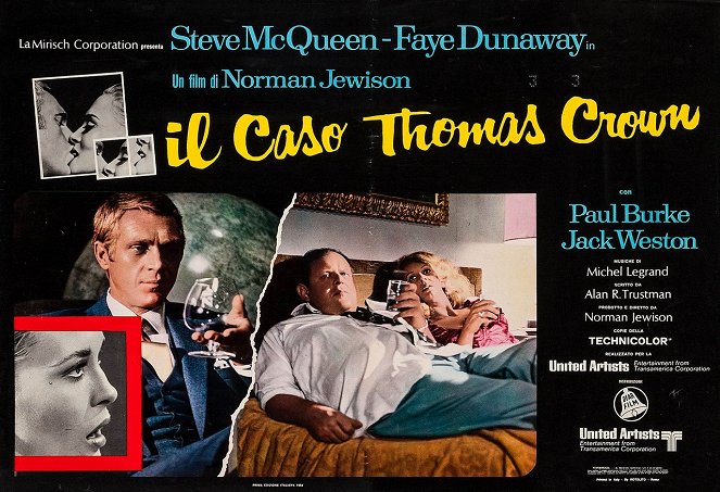 The Thomas Crown Affair - Lobbykaarten - Steve McQueen, Jack Weston