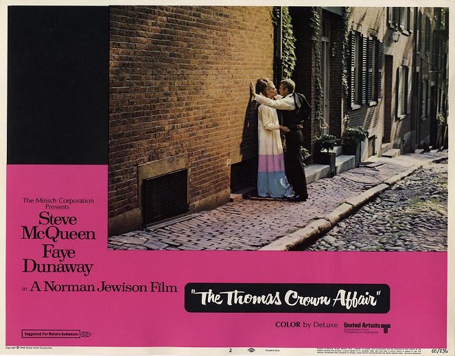 The Thomas Crown Affair - Lobbykaarten - Faye Dunaway, Steve McQueen