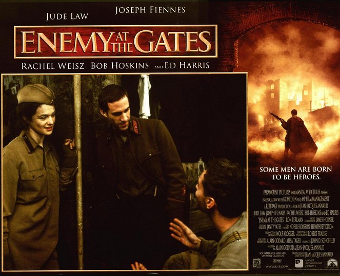 Enemy at the Gates - Lobbykaarten - Rachel Weisz, Joseph Fiennes