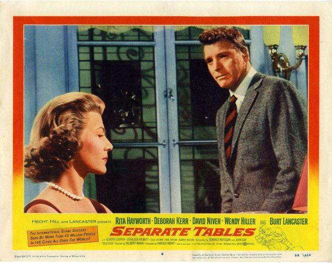 Separate Tables - Lobby Cards