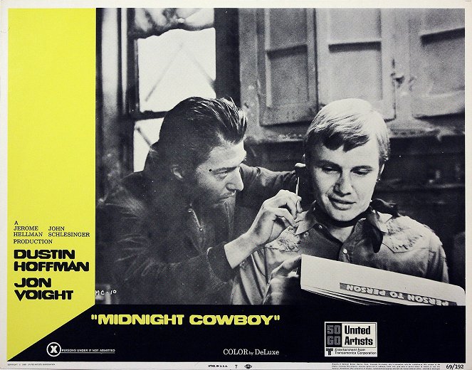 O Cowboy da Meia-Noite - Cartões lobby - Dustin Hoffman, Jon Voight