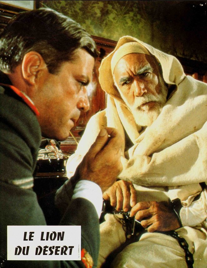 Löwe der Wüste - Lobbykarten - Oliver Reed, Anthony Quinn