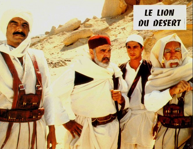 Le Lion du désert - Cartes de lobby - Robert Brown, Anthony Quinn