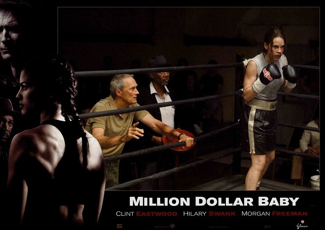 Million Dollar Baby - Sonhos Vencidos - Cartões lobby - Clint Eastwood, Morgan Freeman, Hilary Swank