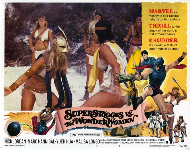 Super Stooges Vs. The Wonder Women - Lobby Cards