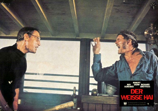 Čeľuste - Fotosky - Roy Scheider, Robert Shaw