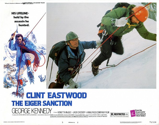 Akcja na Eigerze - Lobby karty - Clint Eastwood