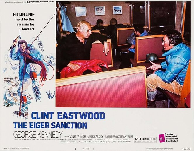Akcja na Eigerze - Lobby karty - George Kennedy, Clint Eastwood