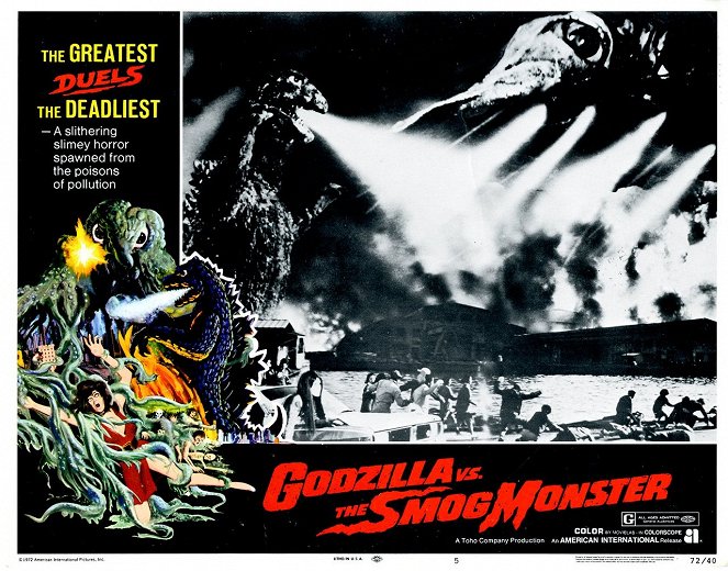 Godzilla tai Hedorah - Cartões lobby