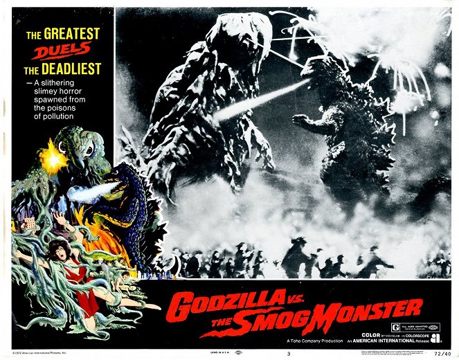 Godzilla tai Hedorah - Cartões lobby