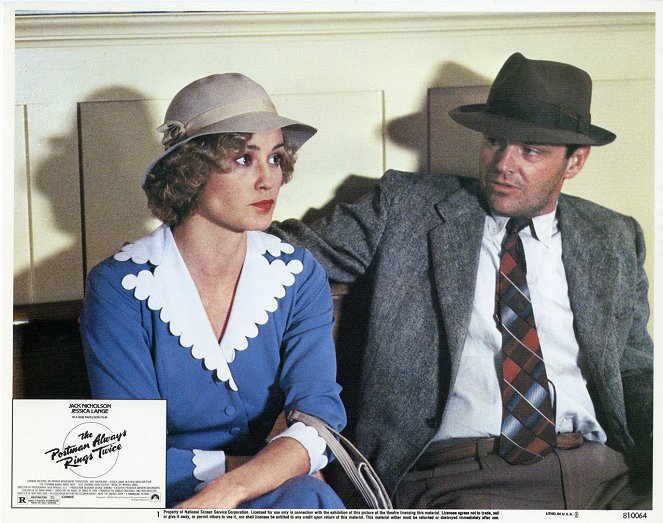 The Postman Always Rings Twice - Lobby karty - Jessica Lange, Jack Nicholson