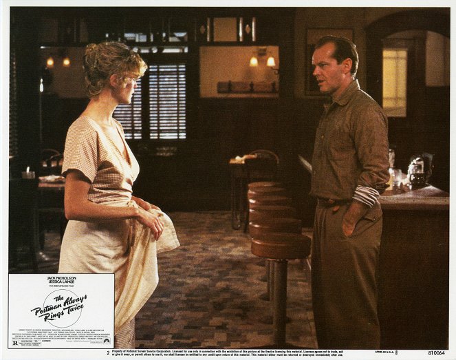 The Postman Always Rings Twice - Lobby Cards - Jessica Lange, Jack Nicholson