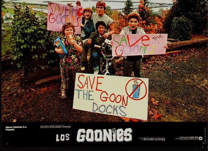 Los goonies - Fotocromos - Jeff Cohen, Sean Astin, Josh Brolin, Ke Huy Quan, Corey Feldman