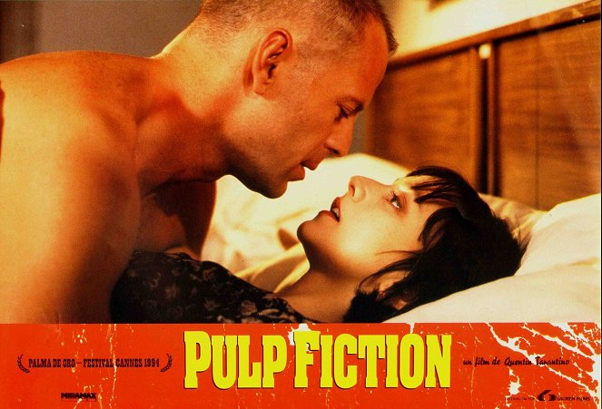 Pulp Fiction - Tarinoita väkivallasta - Mainoskuvat - Bruce Willis, Maria de Medeiros
